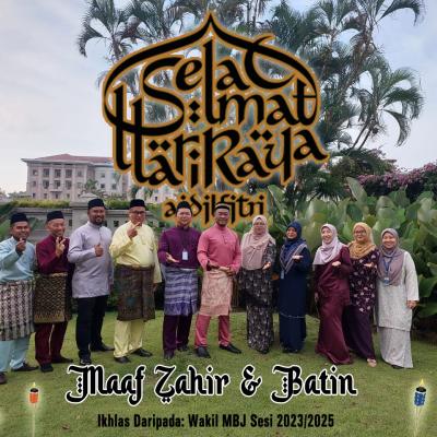 Sesi Fotografi Aidilfitri MBJ UKAS (Wakil Pekerja Sesi 2023-2025) Bagi Tahun 2024 (3 April 2024)