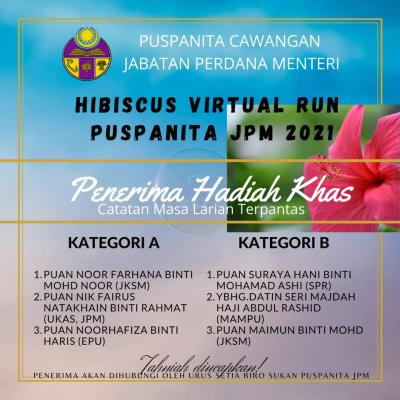 Hibiscus Virtual Run PUSPANITA JPM 2021